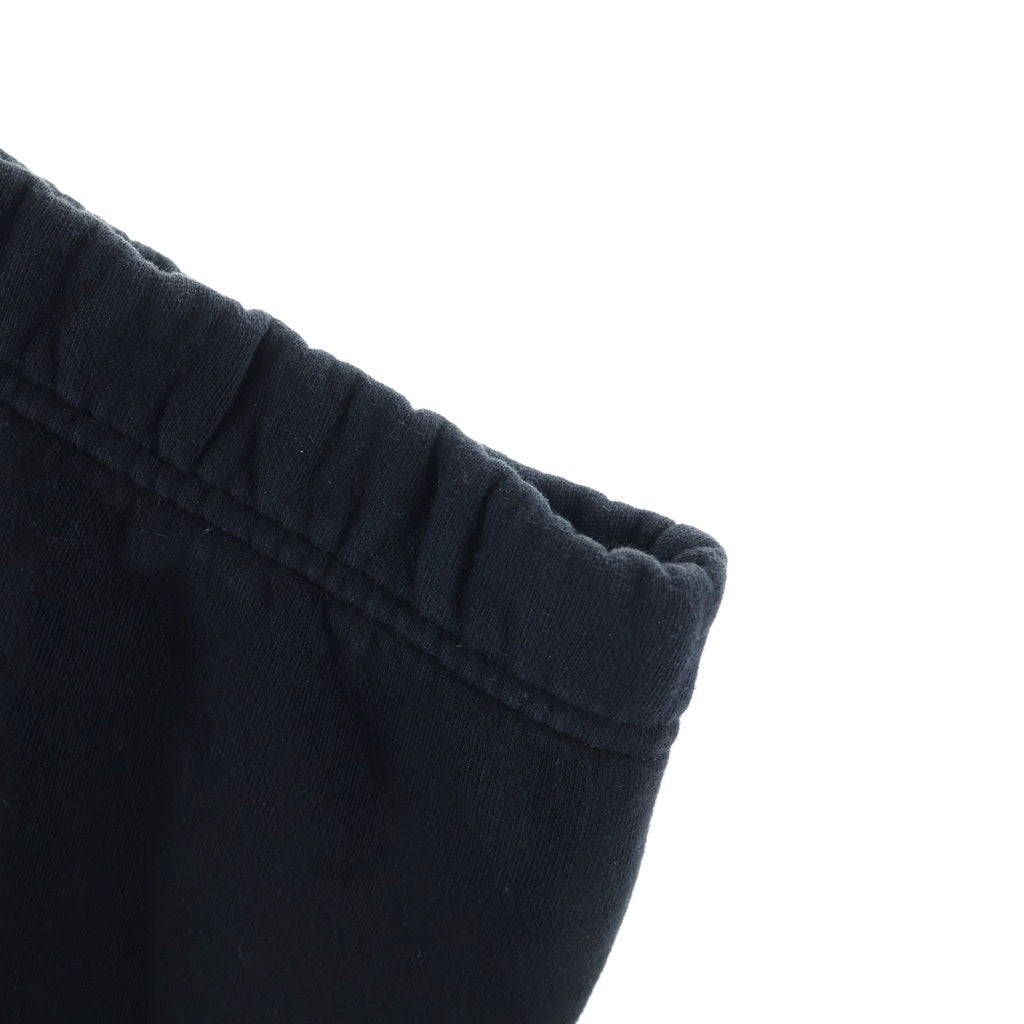 CHROME HEARTS(クロムハーツ) Y NOT SWEAT HALF PANTS パテント ハラコレザークロスパッチ スウェットハーフパンツ ショーツ ブラック