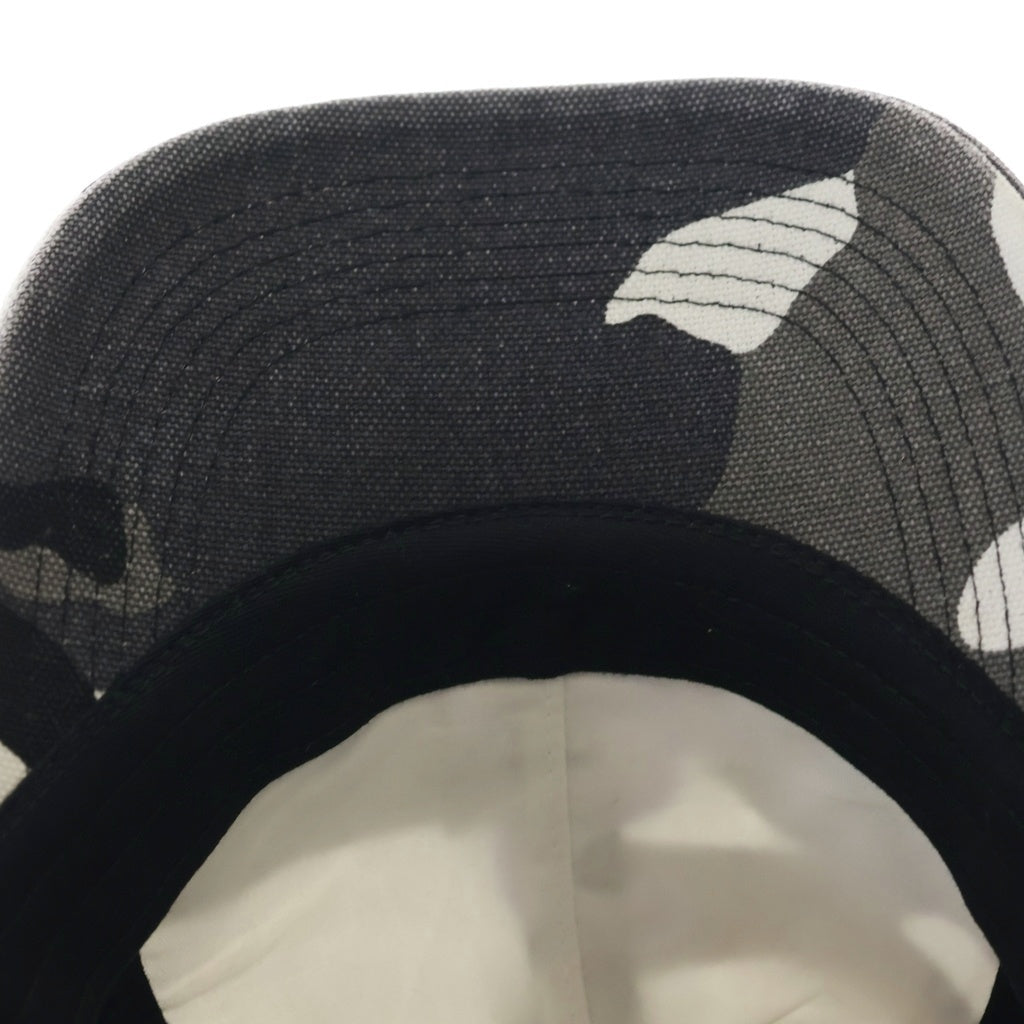 SUPREME(シュプリーム) 25AW Pigment Coated Canvas S Logo 6-Panel ピグメント コーティングキャンバス Sロゴ 6パネルキャップ 帽子 グレー
