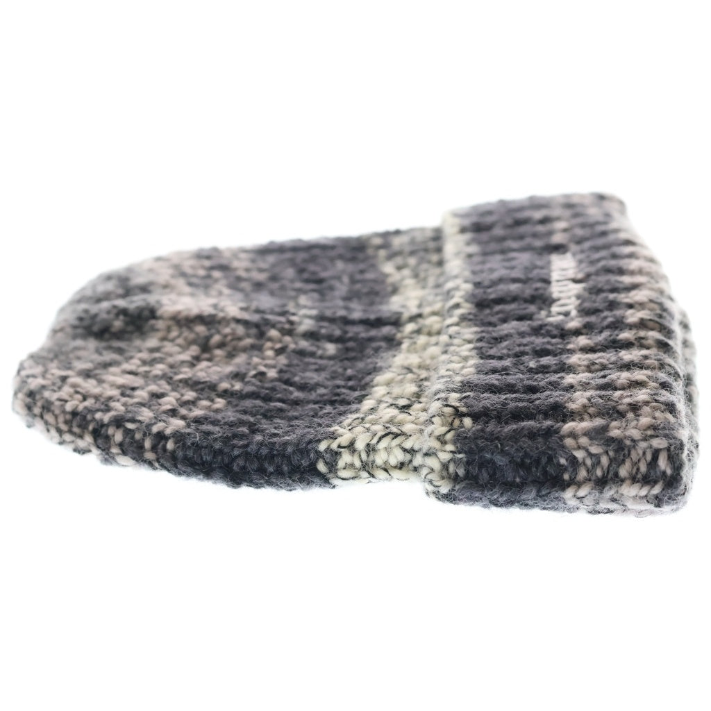 SUPREME(シュプリーム) 24AW Space Dye Stripe Beanie スペースダイ ストライプニットビーニー ニット帽 帽子 グレー
