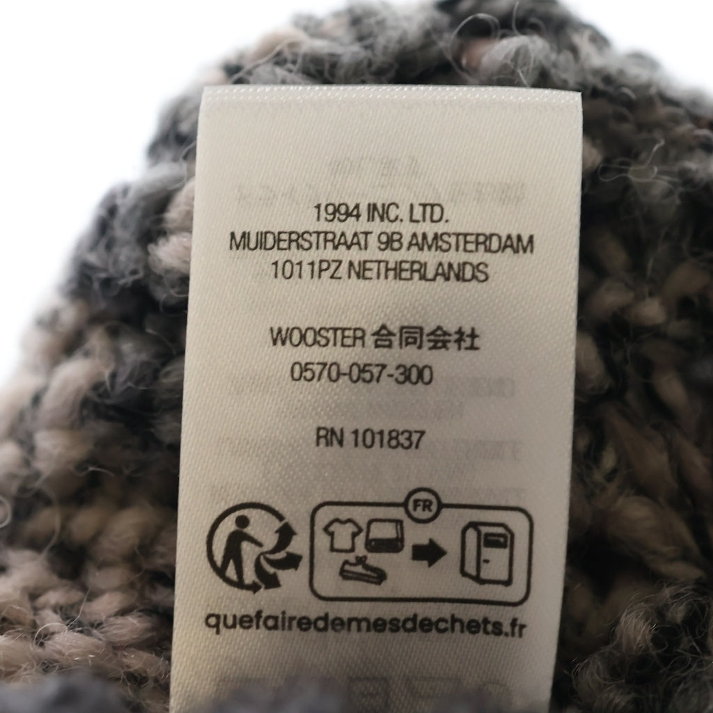 SUPREME(シュプリーム) 24AW Space Dye Stripe Beanie スペースダイ ストライプニットビーニー ニット帽 帽子 グレー