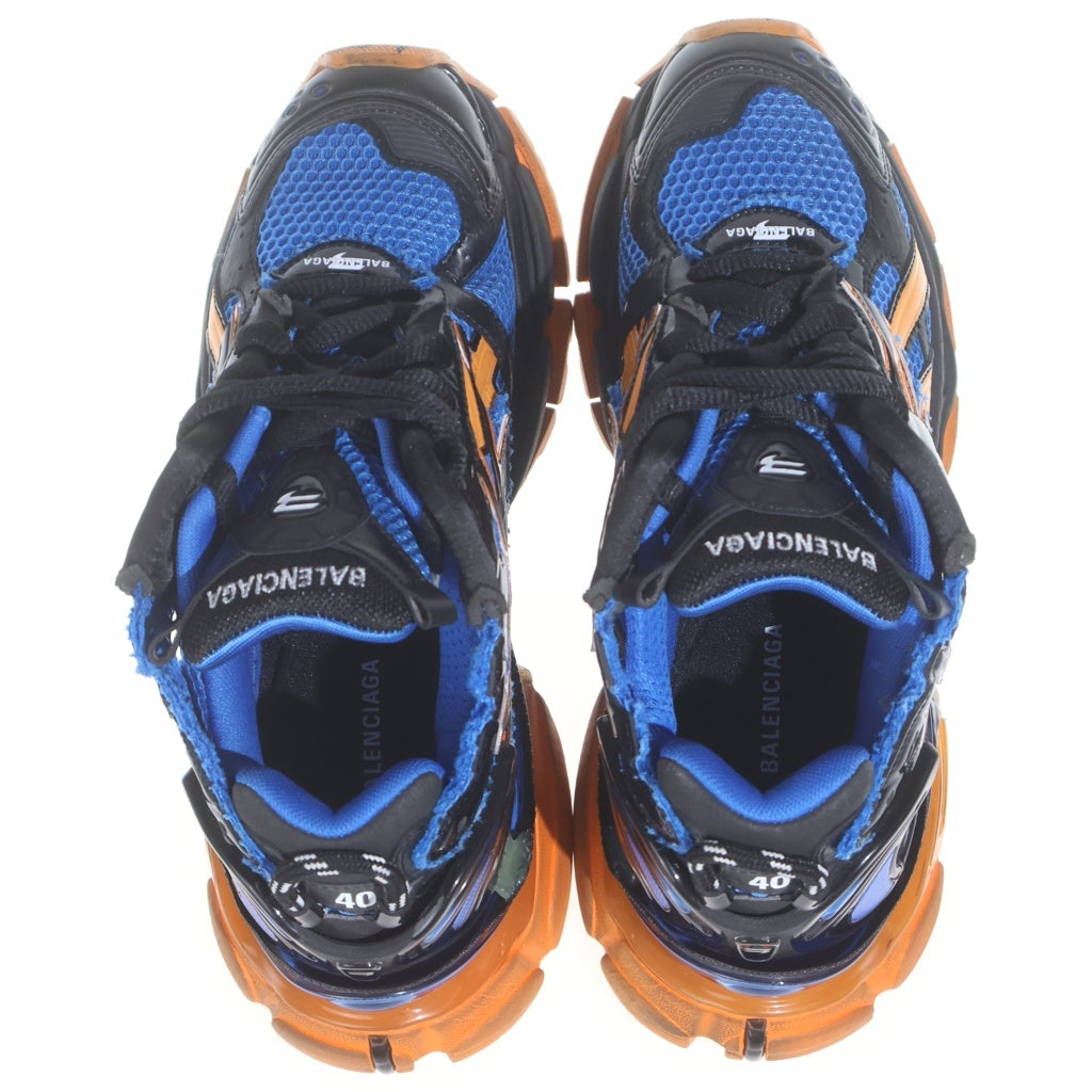 BALENCIAGA(バレンシアガ) Runner Sneaker ランナー ローカットスニーカー ブルー/オレンジ 677403