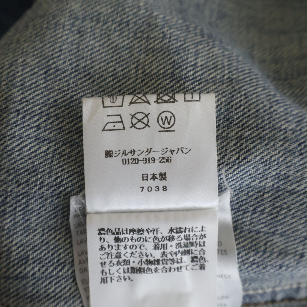 JIL SANDER +(ジルサンダープラス) Japanese Denim Overshirt J47DL0153 J45259 ジャパニーズ デニム オーバーシャツ ジャケット インディゴ