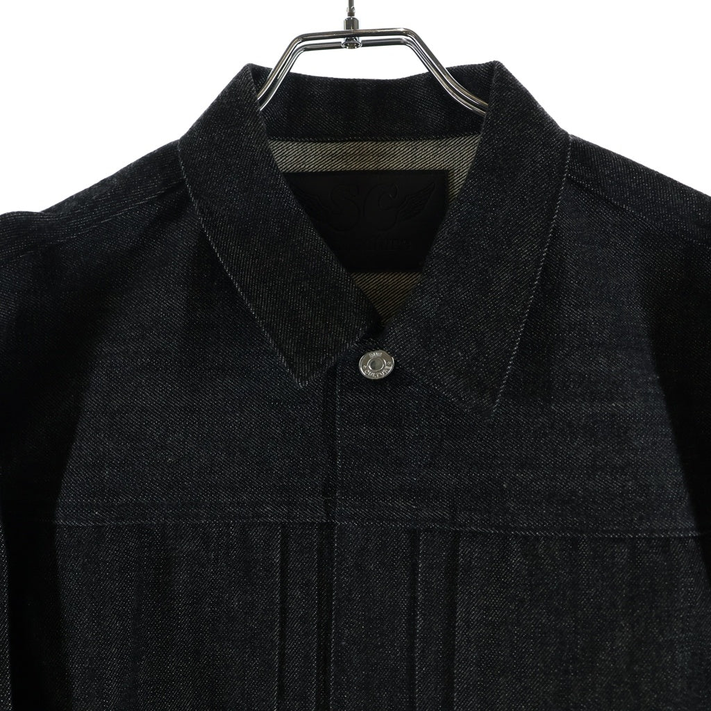 SUBCULTURE(サブカルチャー) S06XX BLACK DENIM JACKET SCJK-CL15 シンチバック デニムジャケット ブラック