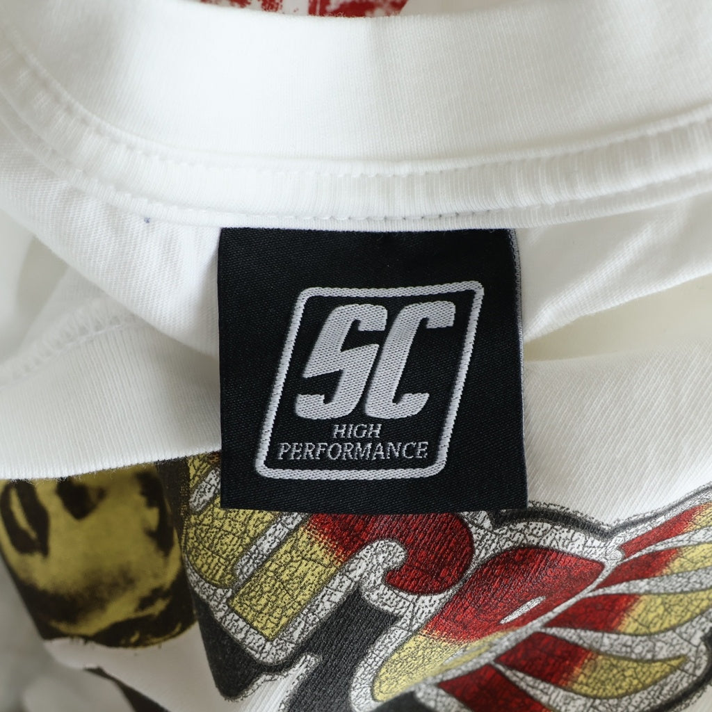 SUBCULTURE(サブカルチャー) 25SS BOXING GIRL T-SHIRT SCST-S2503 ボクシングガールプリント 半袖Tシャツ ホワイト