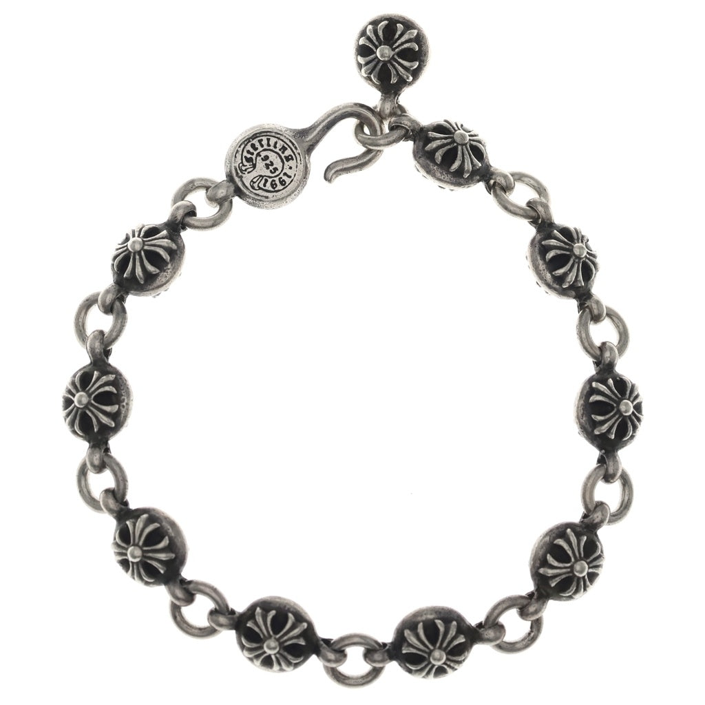 CHROME HEARTS(クロムハーツ) NO2 BALL #2クロスボールブレスレット シルバー BCA176