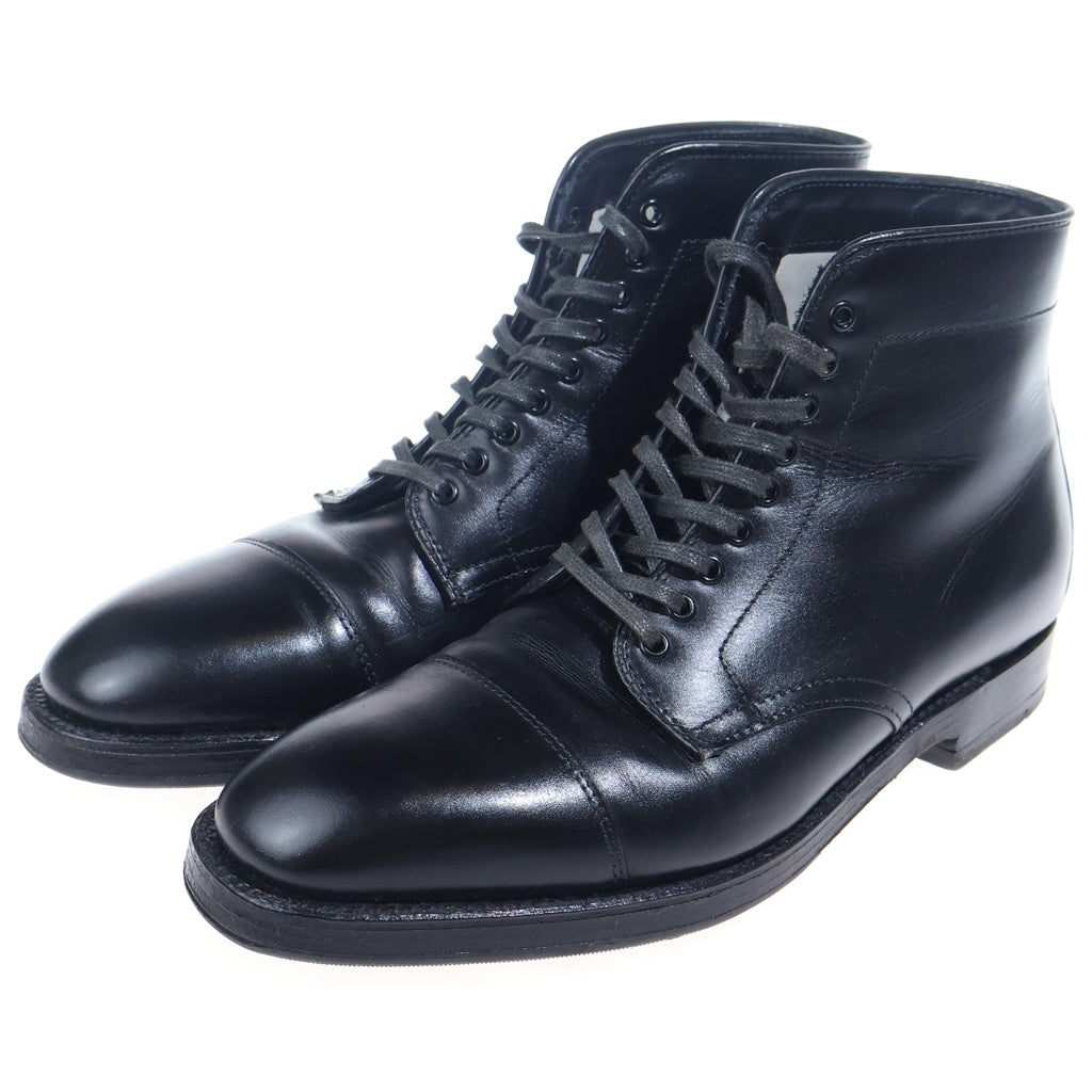 Alden(オールデン) STRAIGHT TIP BOOT 3917 ストレート チップ レースアップブーツ ブラック 6.5