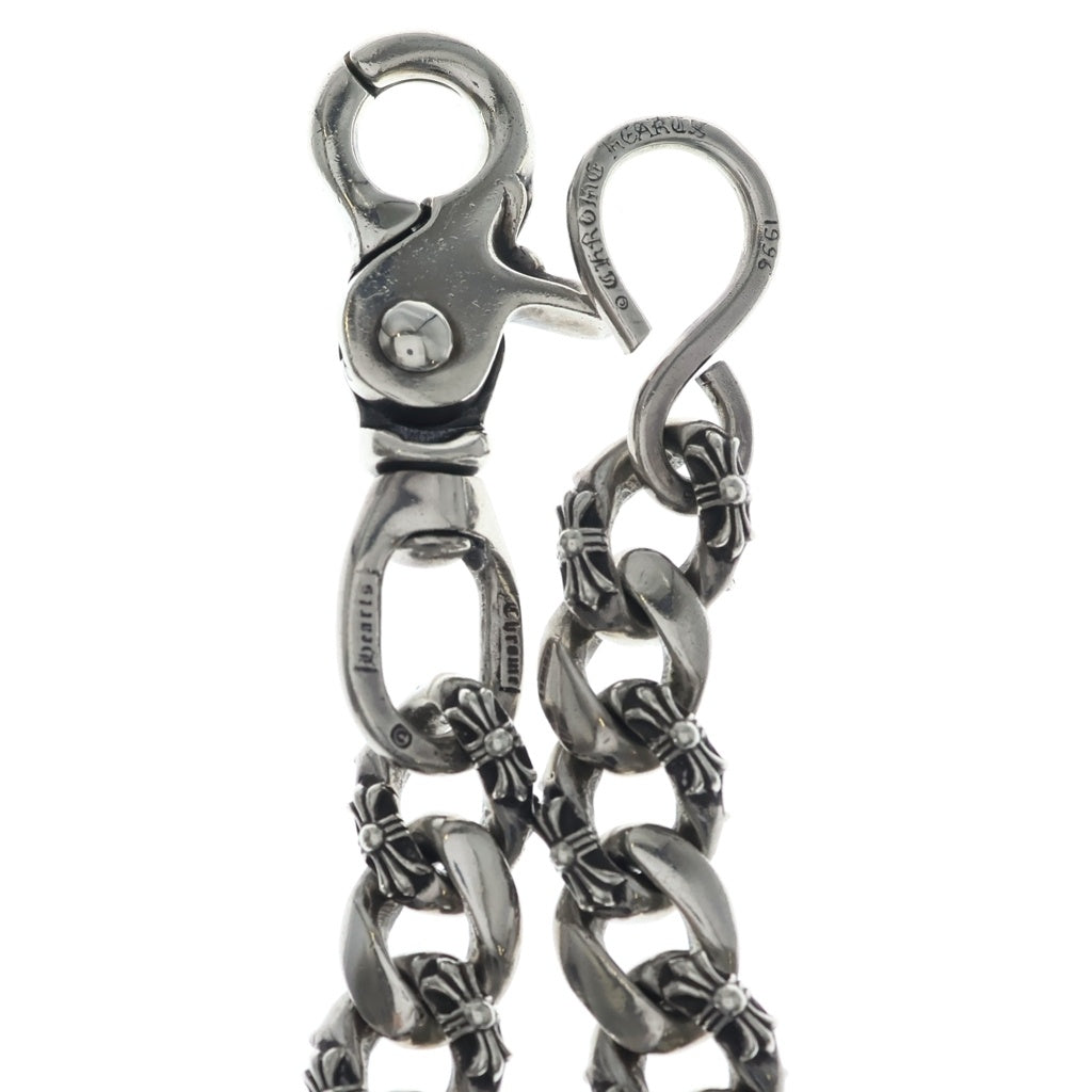CHROME HEARTS(クロムハーツ) FANCY SHORT-S/1クリップショートファンシー ウォレットチェーン シルバー BCA076
