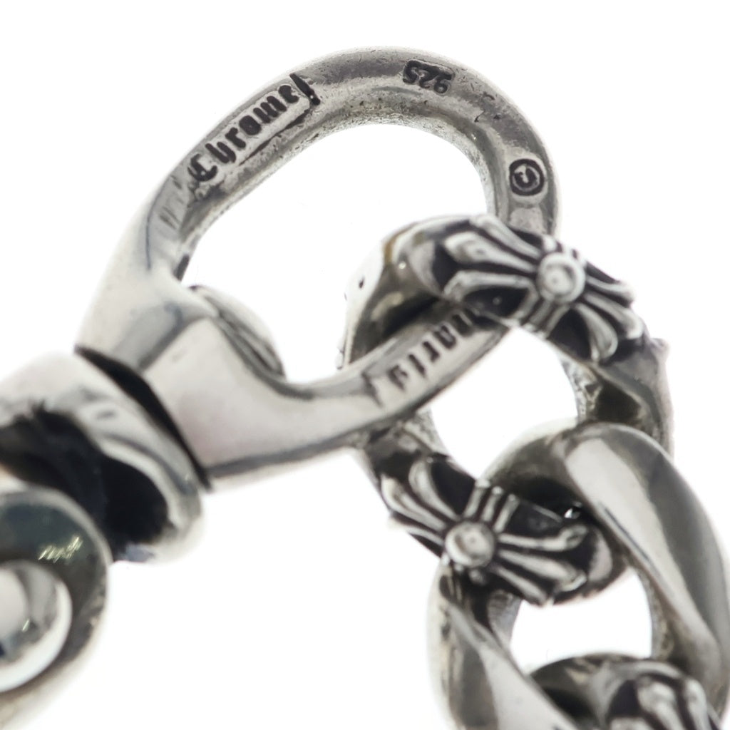CHROME HEARTS(クロムハーツ) FANCY SHORT-S/1クリップショートファンシー ウォレットチェーン シルバー BCA076