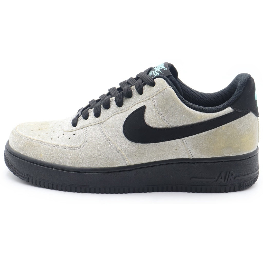 NIKE(ナイキ) 【観賞用2015年製】 AIR FORCE1 LOW '07 LV8 エアフォース1 ダイヤモンドクエスト ローカットスニーカー シルバー US9.5/27.5cm 718152-005