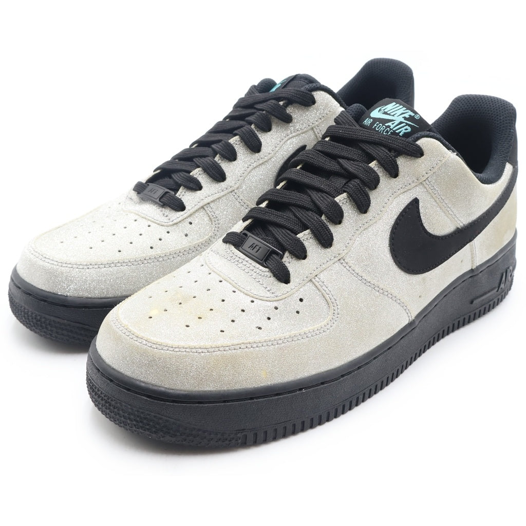 NIKE(ナイキ) 【観賞用2015年製】 AIR FORCE1 LOW '07 LV8 エアフォース1 ダイヤモンドクエスト ローカットスニーカー シルバー US9.5/27.5cm 718152-005