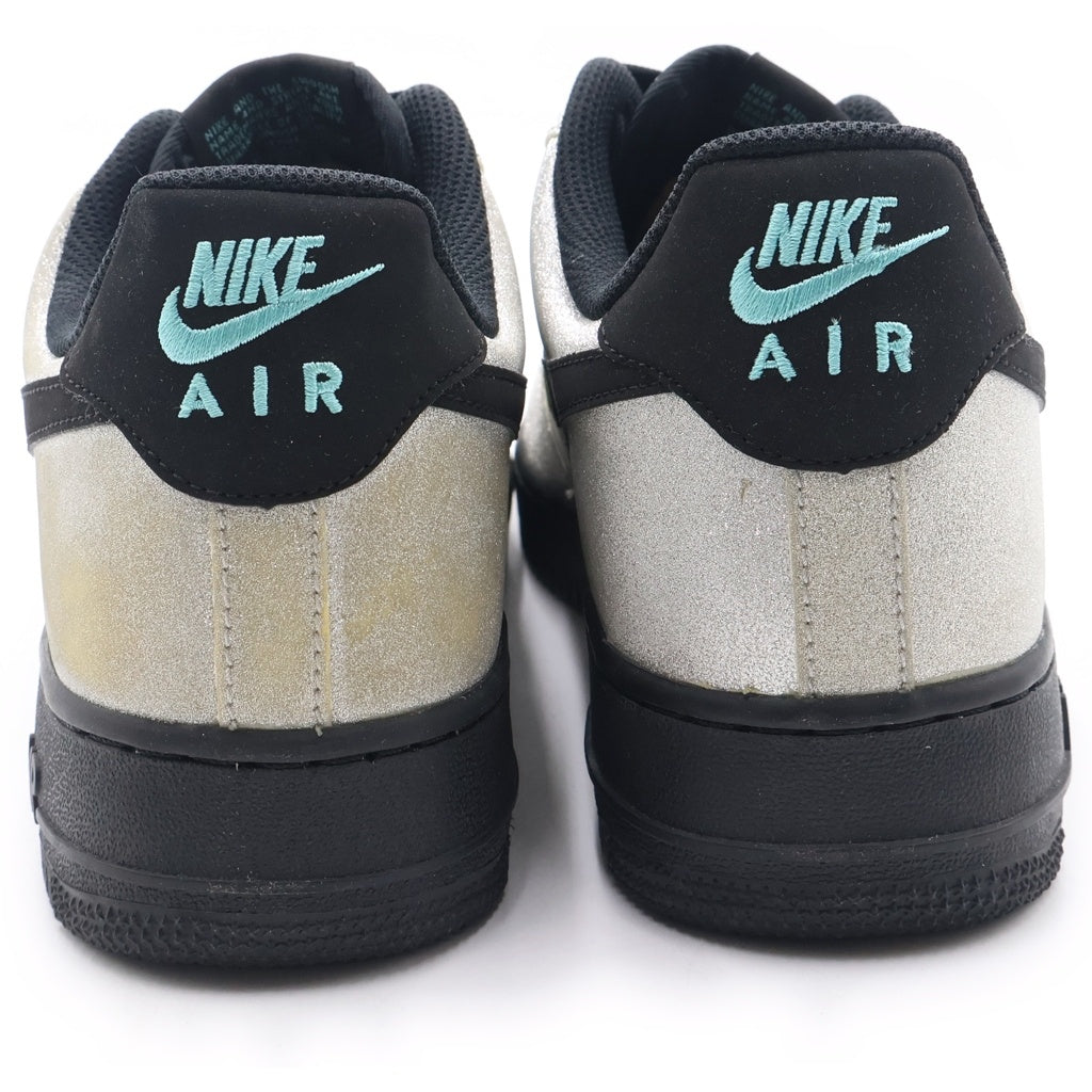 NIKE(ナイキ) 【観賞用2015年製】 AIR FORCE1 LOW '07 LV8 エアフォース1 ダイヤモンドクエスト ローカットスニーカー シルバー US9.5/27.5cm 718152-005