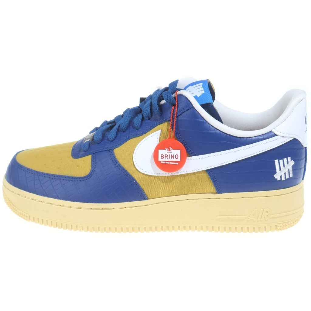 NIKE(ナイキ) ×UNDEFEATED Air Force 1 Low 5 On It DM8462-400 エアフォース1 ロー ファイブオンイット イエロー/ブルー US11/29cm