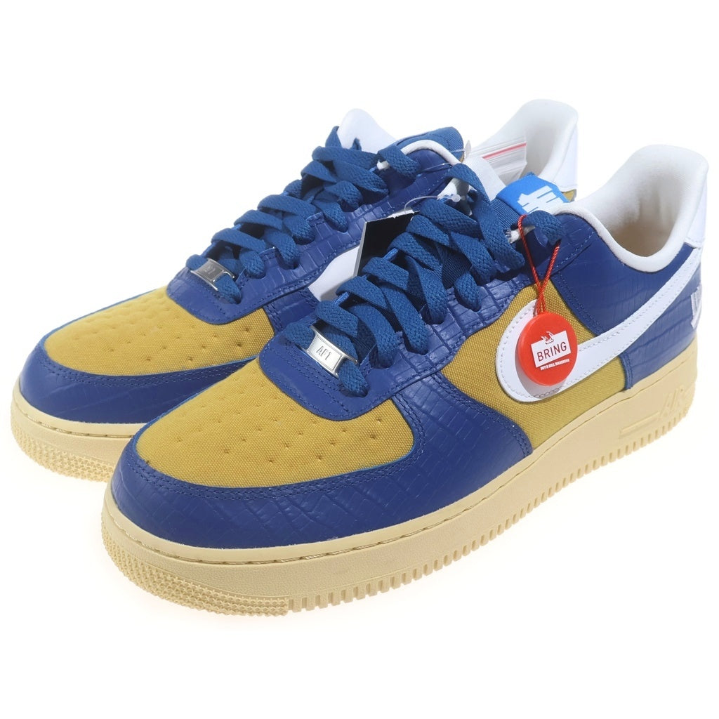 NIKE(ナイキ) ×UNDEFEATED Air Force 1 Low 5 On It DM8462-400 エアフォース1 ロー ファイブオンイット イエロー/ブルー US11/29cm