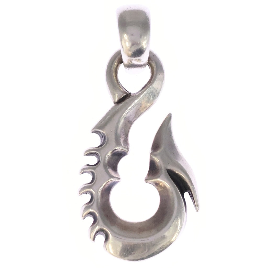 Bill Wall Leather/BWL(ビルウォールレザー) 2001 FISH HOOK W/LARGE BAIL フィッシュフック Wラージベイル ペンダントトップ シルバー