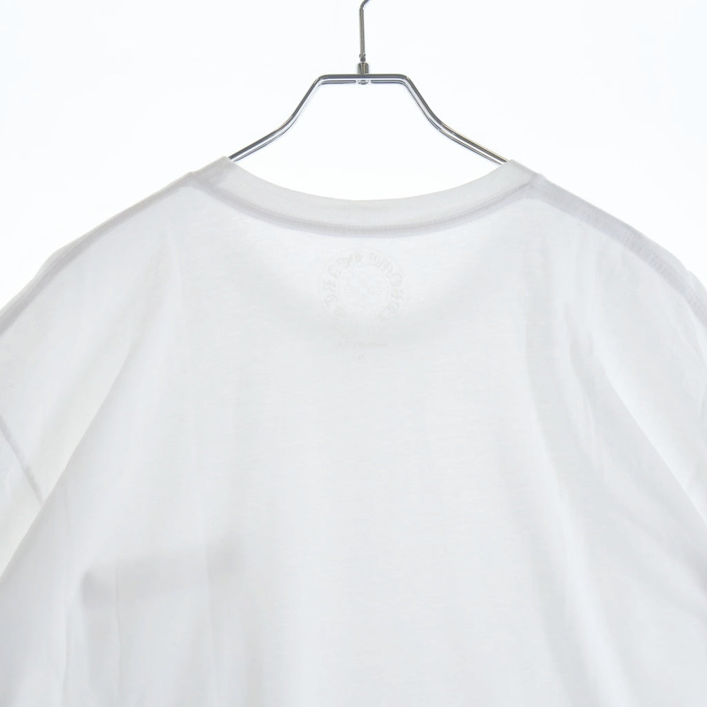 CHROME HEARTS(クロムハーツ) CH T-SHIRT ネックロゴ 半袖Tシャツ ホワイト
