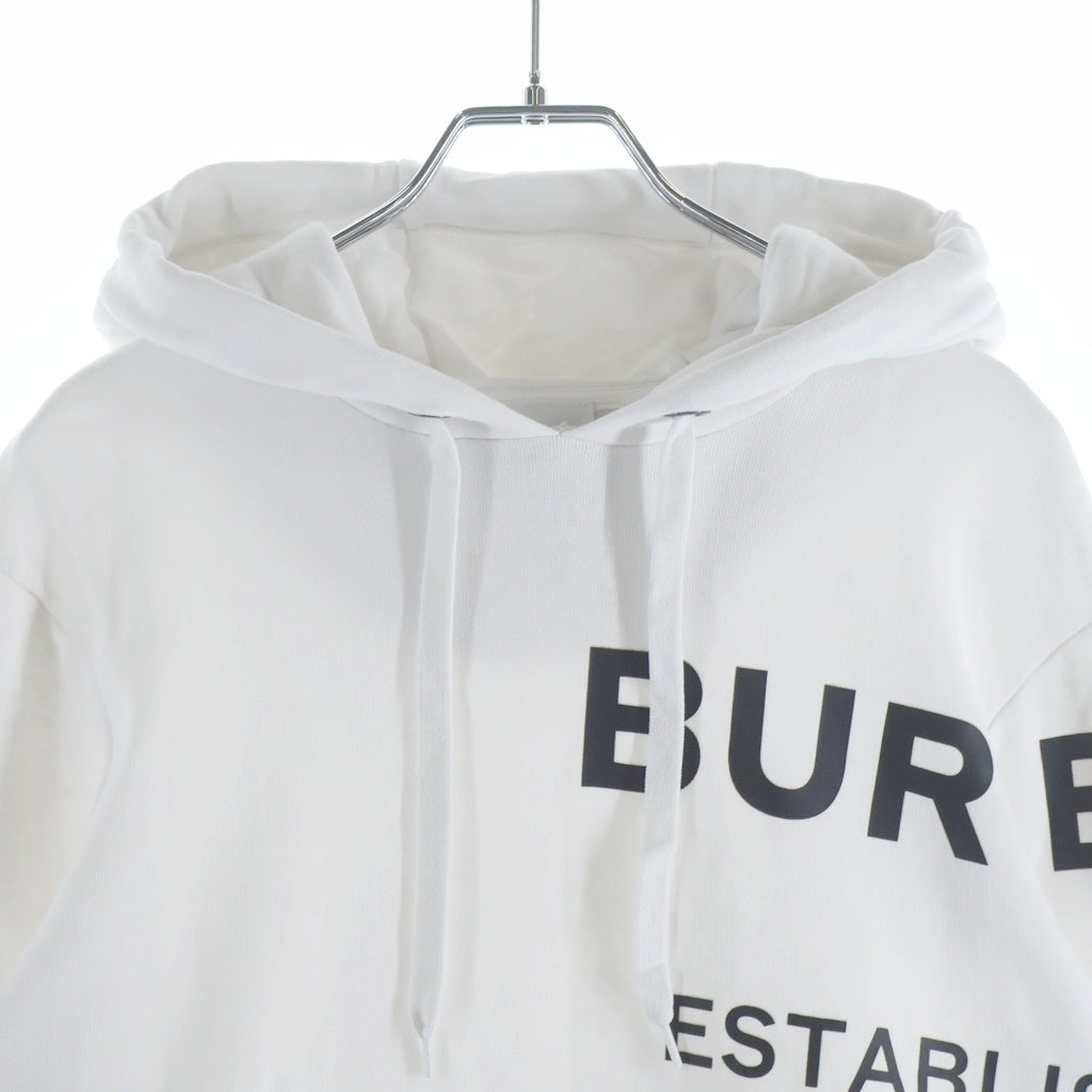 BURBERRY(バーバリー) Hoodie ホースフェリー プルオーバースウェットパーカー フーディー ホワイト 8017166