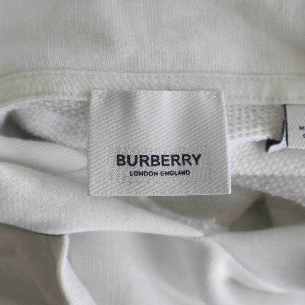 BURBERRY(バーバリー) Hoodie ホースフェリー プルオーバースウェットパーカー フーディー ホワイト 8017166