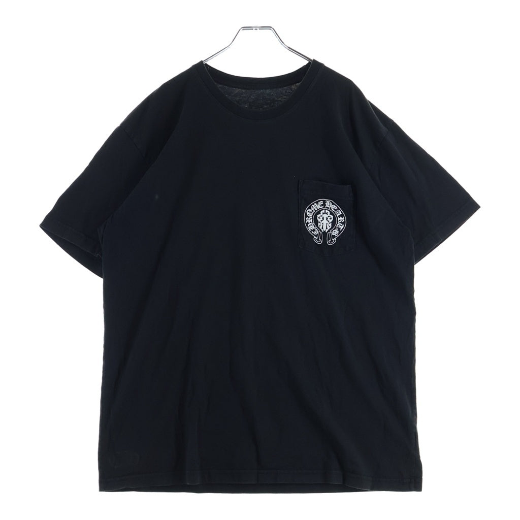 CHROME HEARTS(クロムハーツ) CH T-SHIRT アメリカンフラッグ ヴァインダガー 半袖Tシャツ ブラック