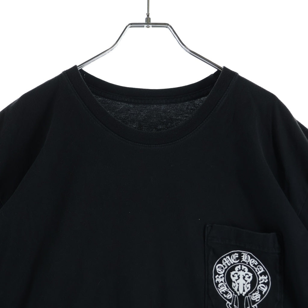 CHROME HEARTS(クロムハーツ) CH T-SHIRT アメリカンフラッグ ヴァインダガー 半袖Tシャツ ブラック