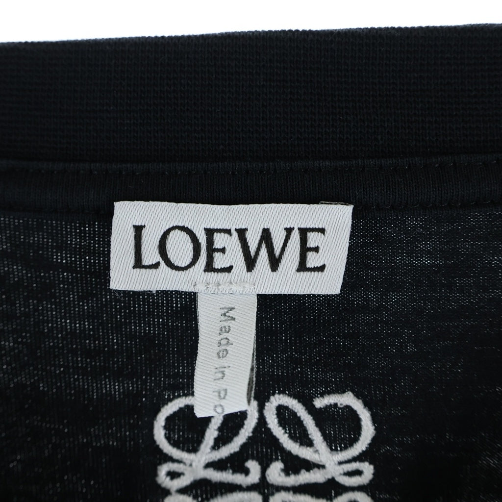 LOEWE(ロエベ) 21SS L.A. Series T-Shirt アナグラム ロゴ刺繍半袖Tシャツ ブラック H897Y22X01