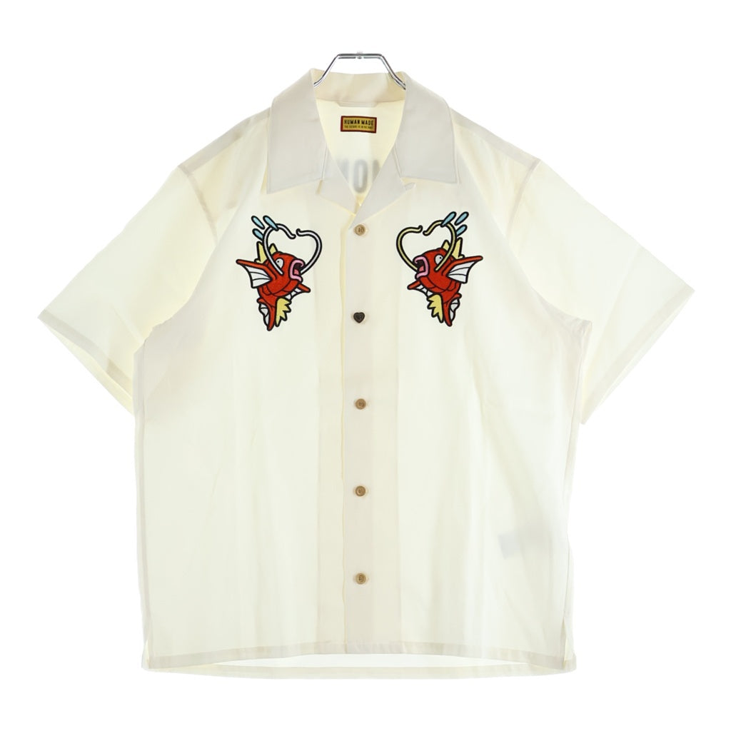 HUMAN MADE(ヒューマンメイド) POKEMON MADE ALOHA SHIRT ポケモンメイド 半袖アロハシャツ ホワイト