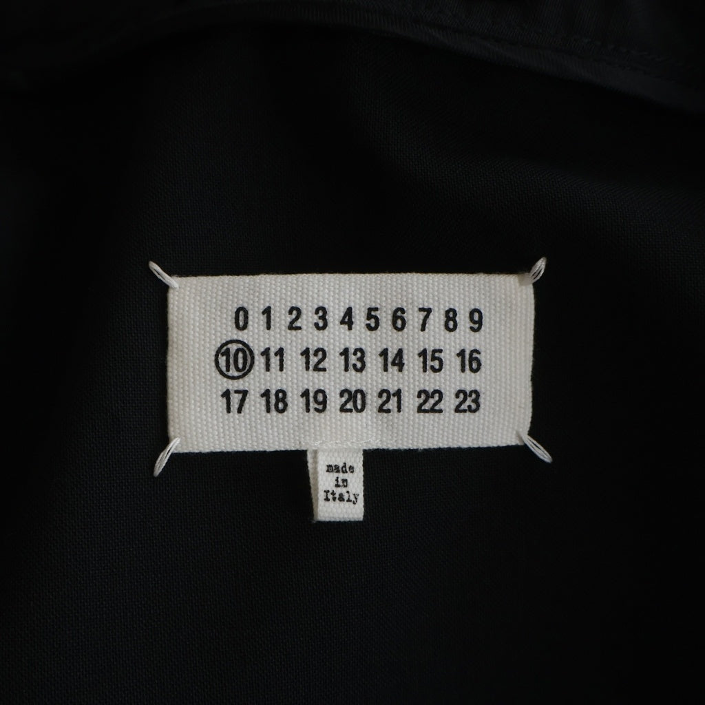 Maison Margiela(メゾンマルジェラ) 21SS ボタンレステーラードジャケットノーカラージャケット S50BN0370 ブラック
