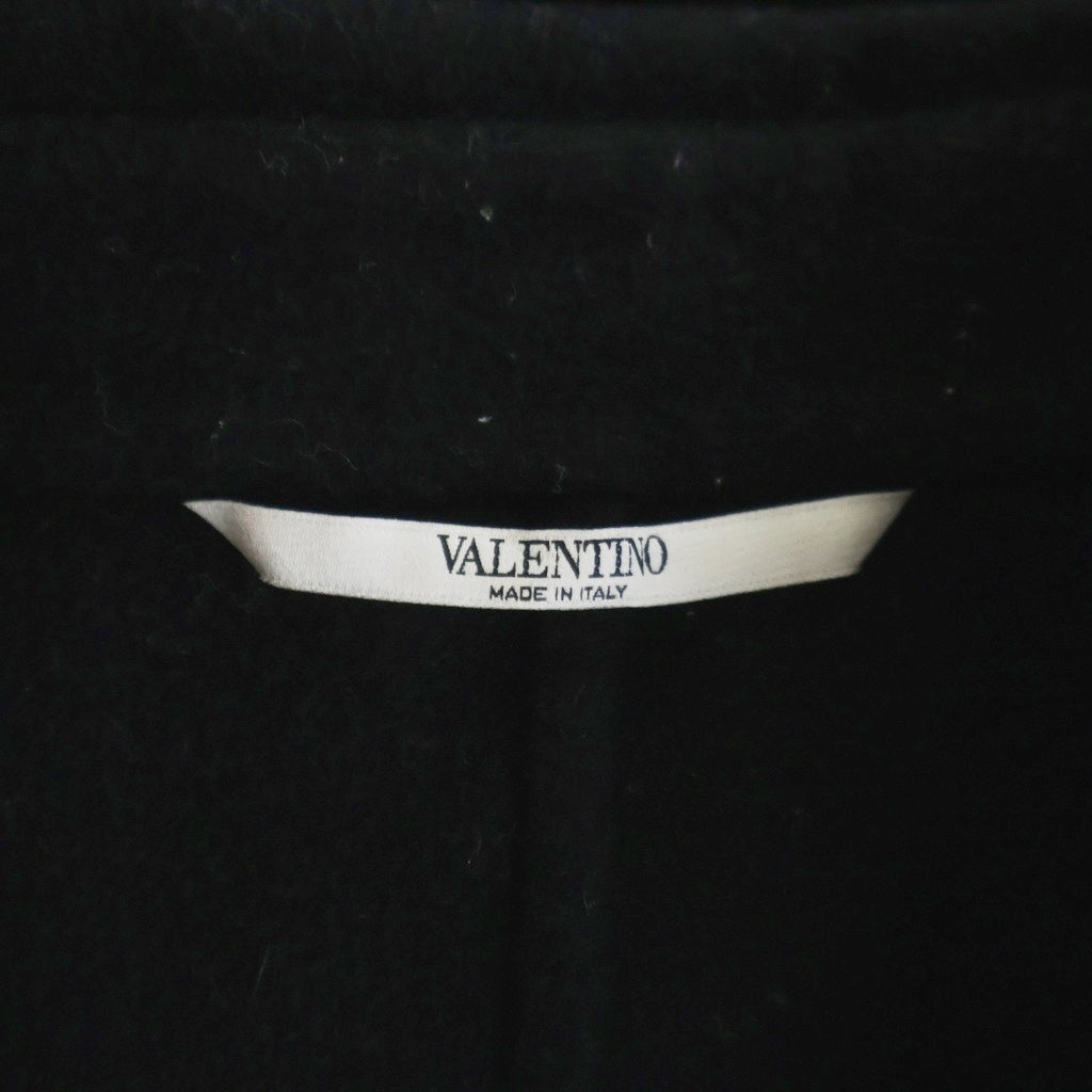 VALENTINO(ヴァレンティノ) ウールカシミヤチェスターコート QV0CAA852KA ブラック