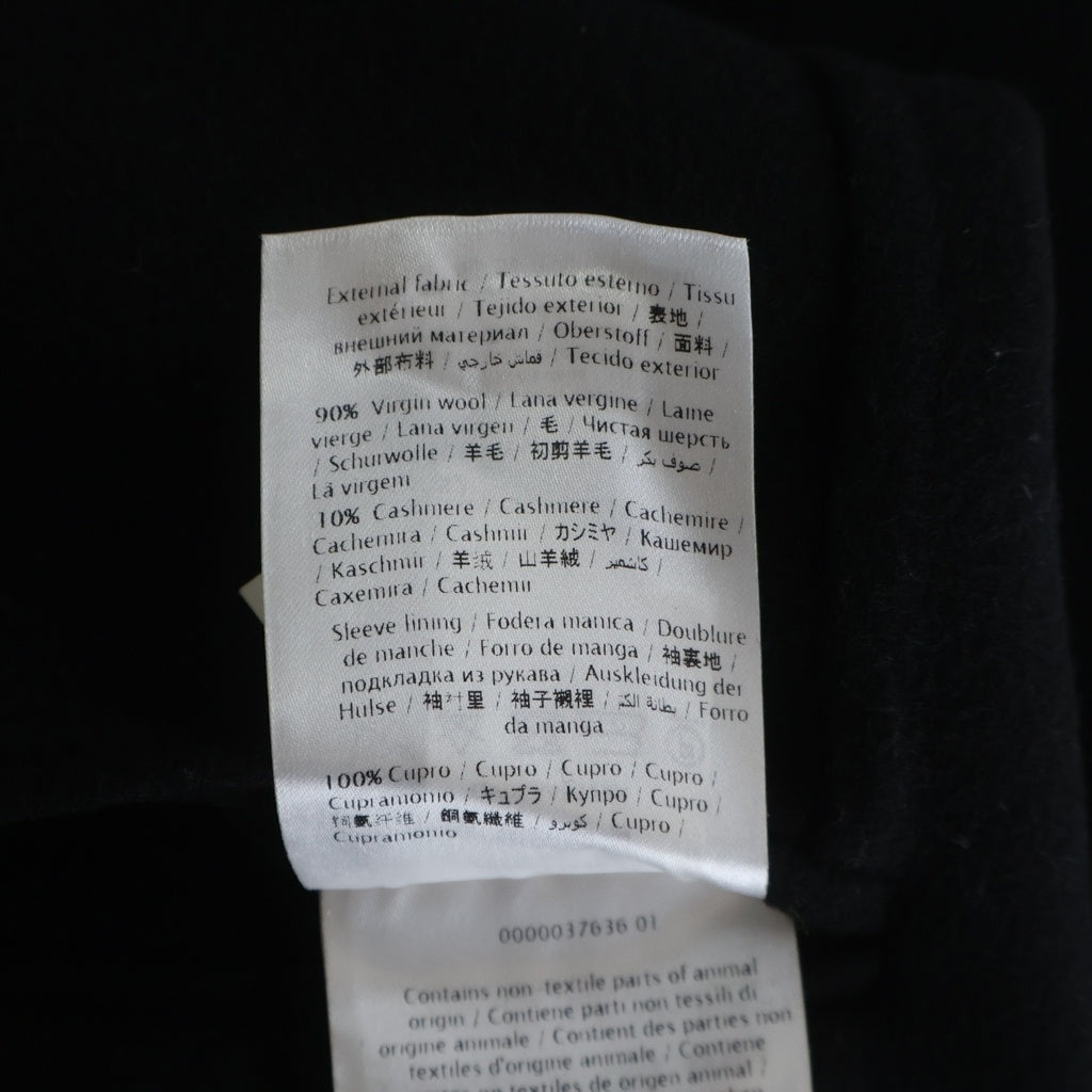 VALENTINO(ヴァレンティノ) ウールカシミヤチェスターコート QV0CAA852KA ブラック