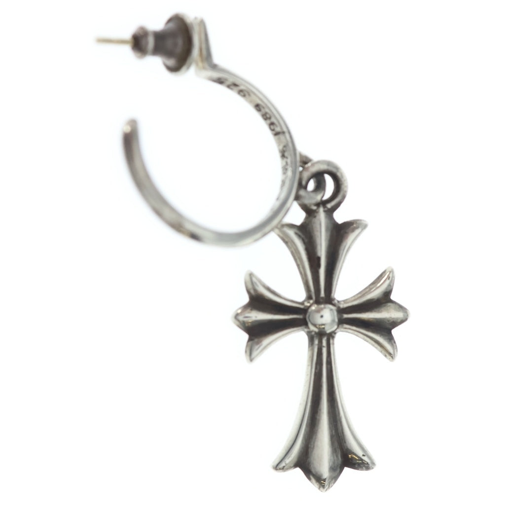 CHROME HEARTS(クロムハーツ) TINY CH CROSS タイニーCHクロス フープピアス シルバー BCA115