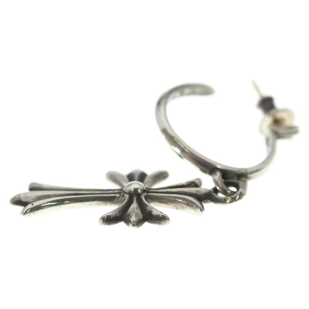 CHROME HEARTS(クロムハーツ) TINY CH CROSS タイニーCHクロス フープピアス シルバー BCA115