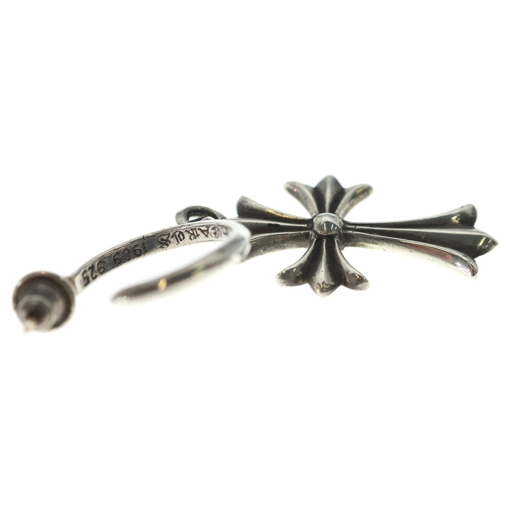 CHROME HEARTS(クロムハーツ) TINY CH CROSS タイニーCHクロス フープピアス シルバー BCA115
