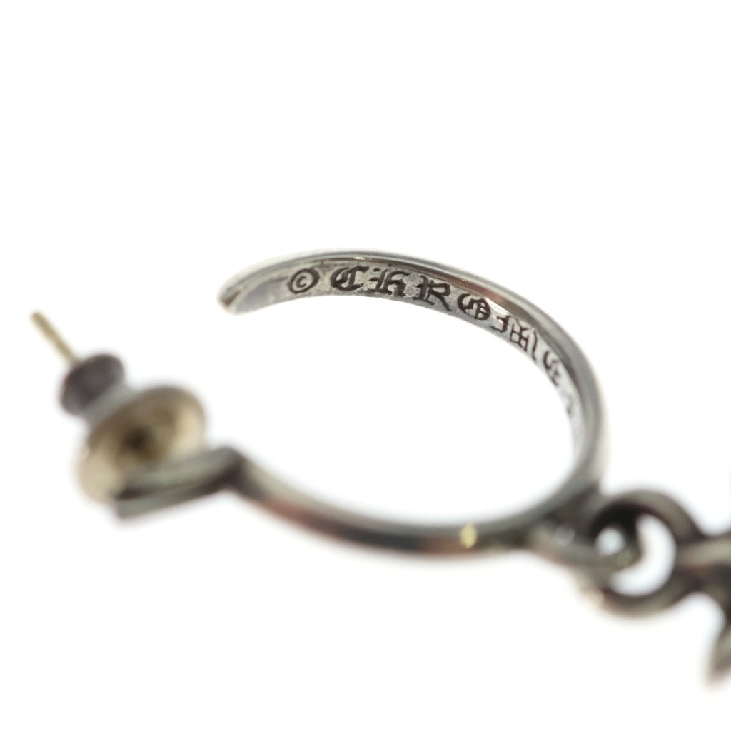 CHROME HEARTS(クロムハーツ) TINY CH CROSS タイニーCHクロス フープピアス シルバー BCA115