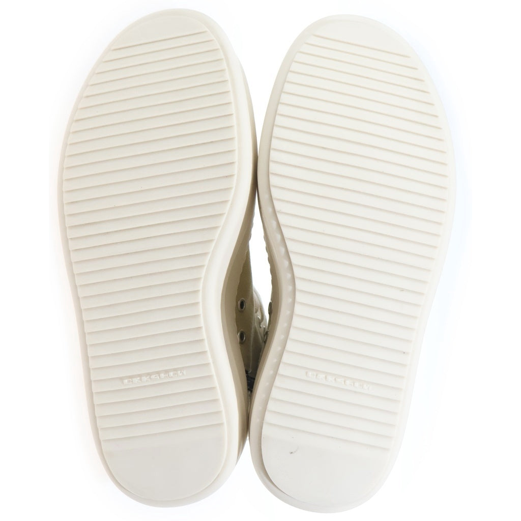DRKSHDW(ダークシャドウ) DOUBLE BUMPER SNEAKS ダブルバンパー キャンバスハイカットスニーカー ベージュ DS01E3831-DOEM9