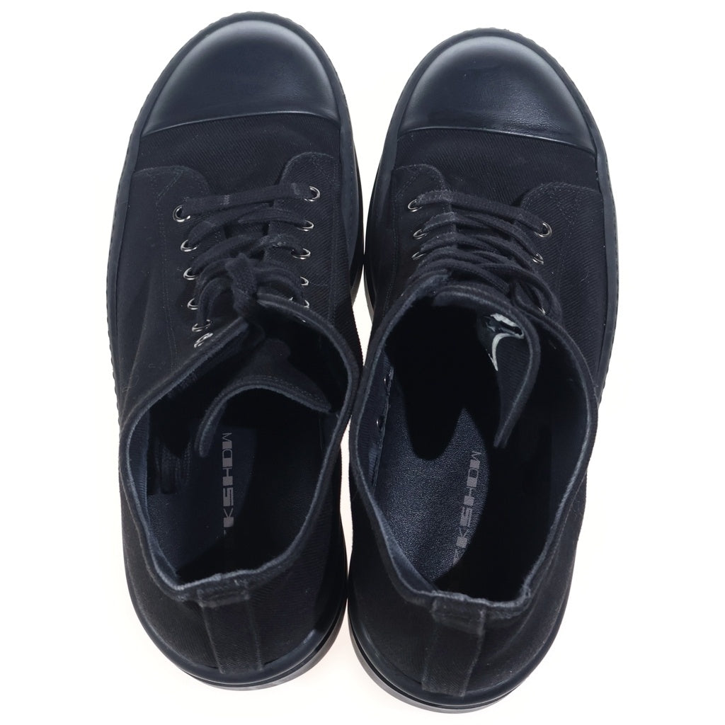DRKSHDW(ダークシャドウ) DOUBLE BUMPER SNEAKS ダブルバンパー キャンバスローカットスニーカー ブラック