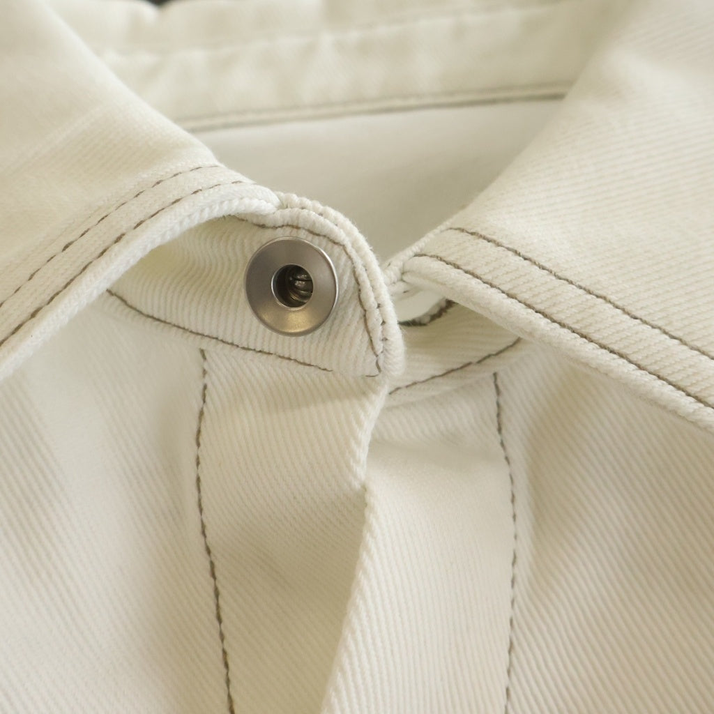 DRKSHDW(ダークシャドウ) OUTERSHIRT アウターシャツ デニムシャツジャケット ホワイト DU01E3755-DMWEP1