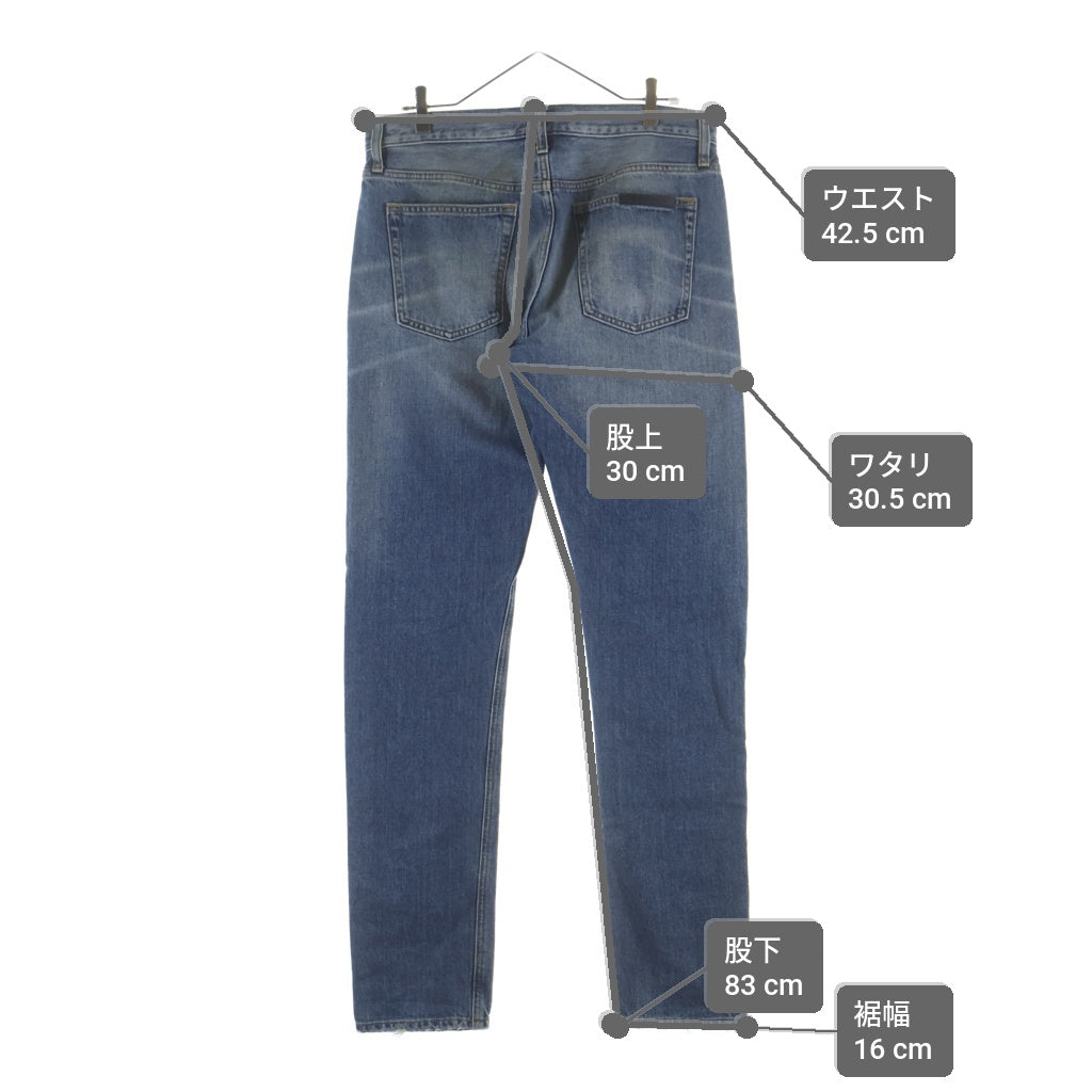 FEAR OF GOD ESSENTIALS(フィアオブゴッド エッセンシャルズ) DENIM PANTS ボタンフライ デニムパンツ ジーンズ インディゴ