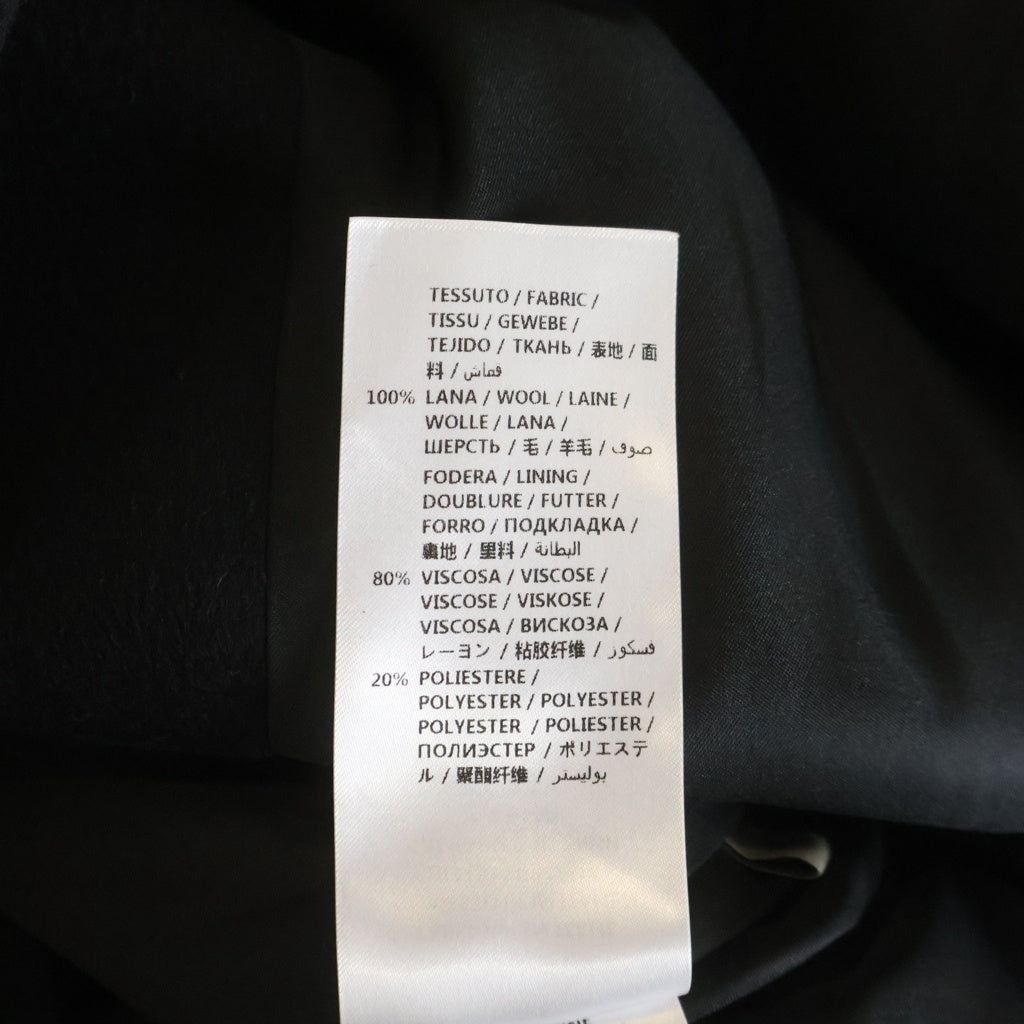 GUCCI(グッチ) 3B Wool Coat ウールチェスターコート ロングコート ブラック 455739 ZGW07