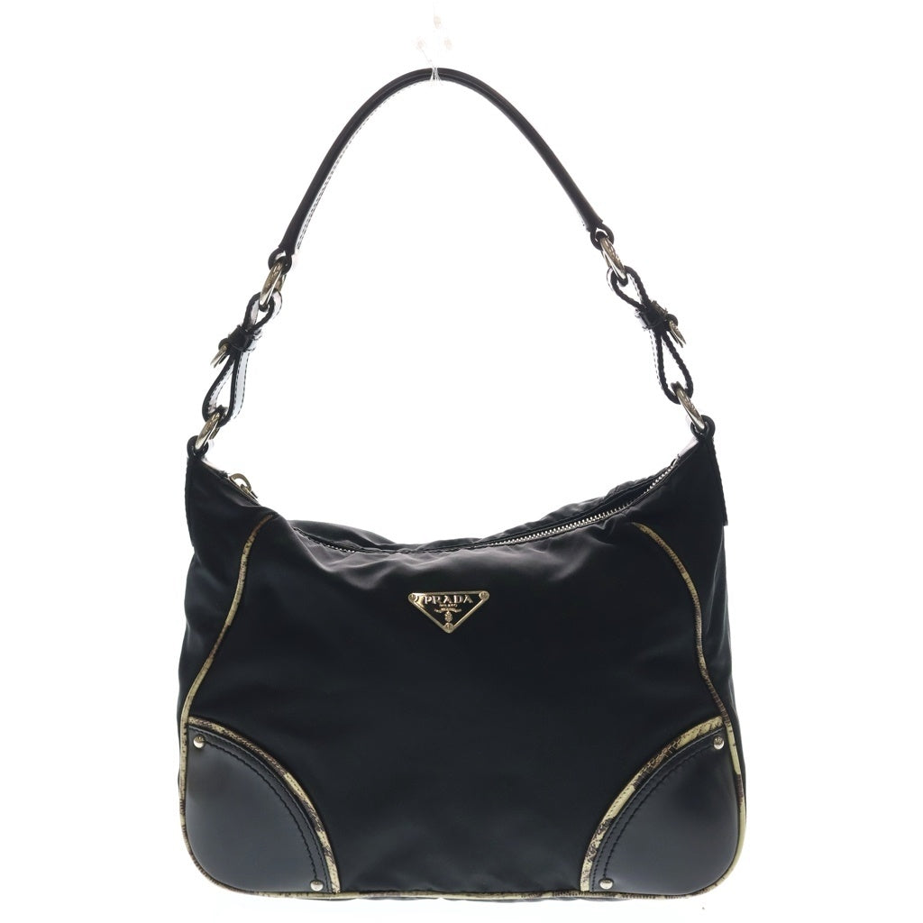 PRADA(プラダ) Nylon Hand Bag トライアングルロゴ ナイロンハンドバッグ ブラック レディース