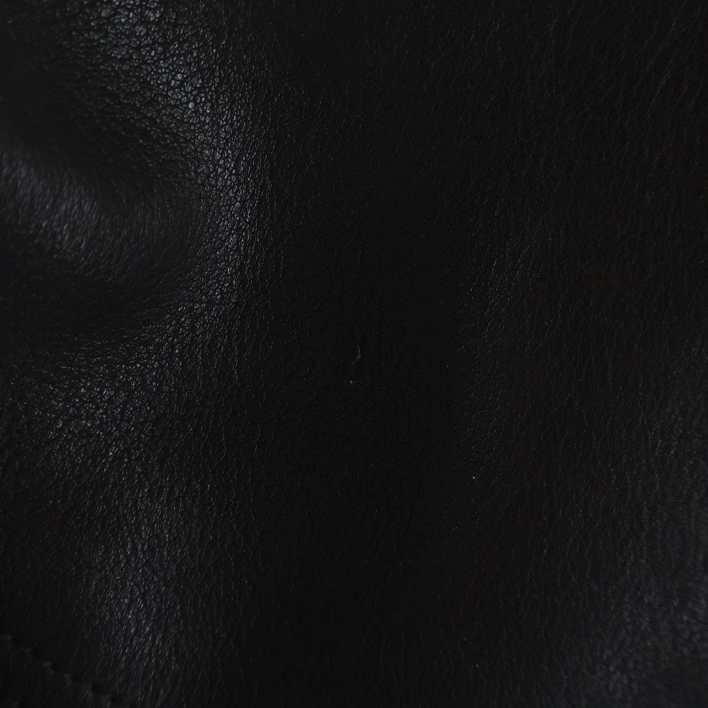 RRL(ダブルアールエル) LEATHER SHIRTS JACKET レザーシャツ ジャケット ブラック