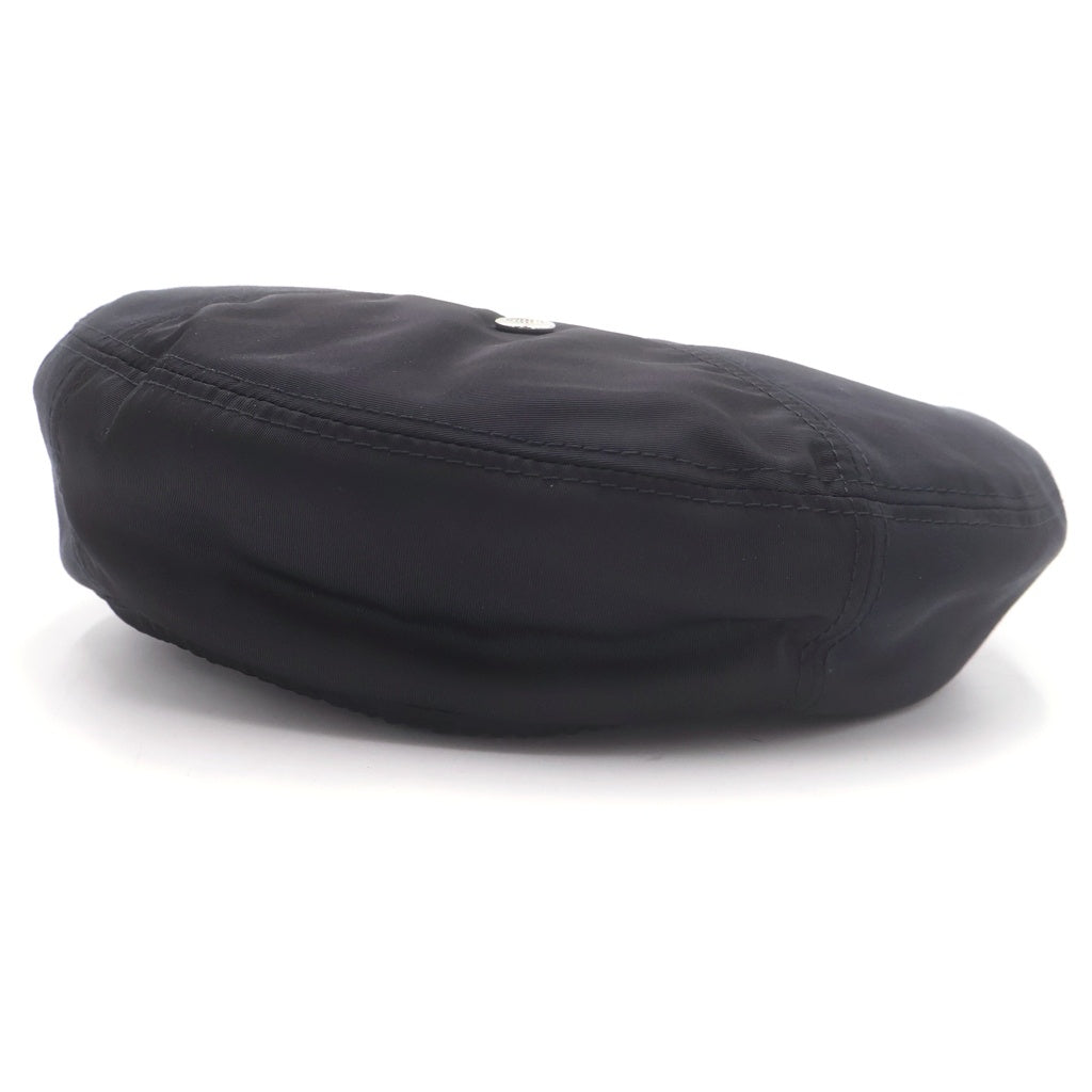 DIOR ディオール ×sacai Beret Cotton Faille 213C901A4451 コットン ファイユ ベレー帽 ブラック レディース DIOR(ディオール) ×sacai Beret Cotton Faille 213C901A4451 コットン