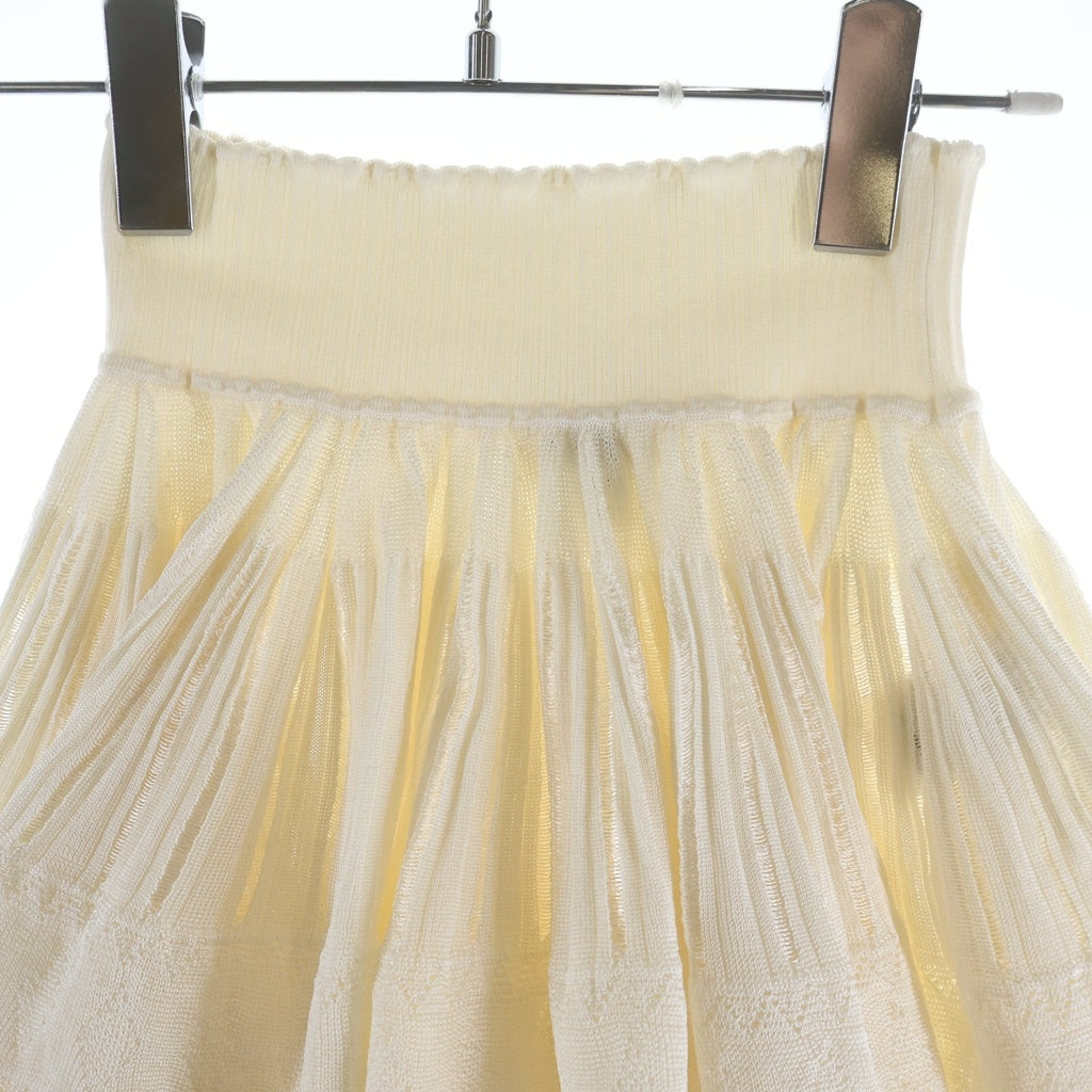 ALAIA(アライア) Crinoline Skirt AA9J21162M712 クリノリンスカート ホワイト レディース