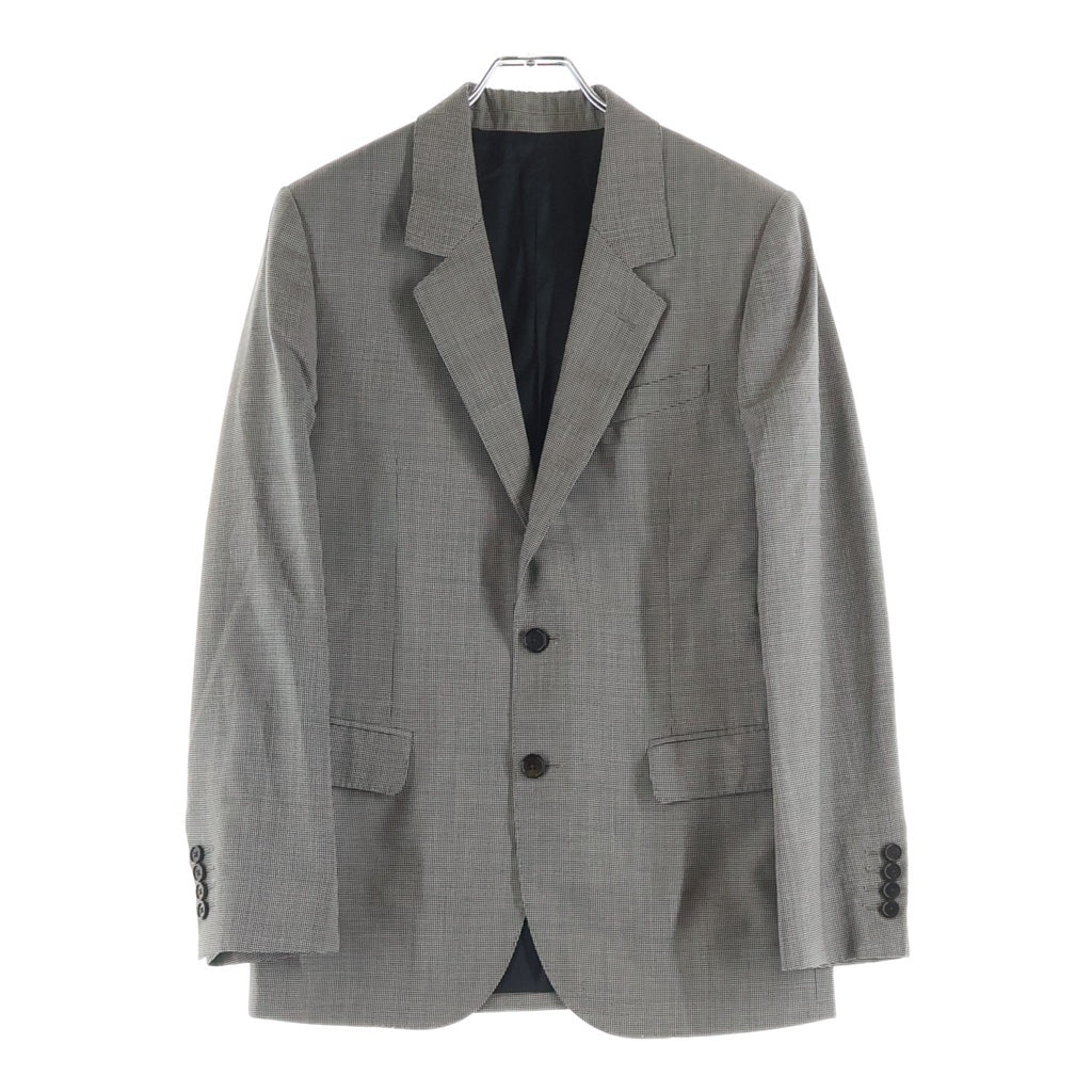 CELINE(セリーヌ) JUDE JACKET 2V49F617U.97EI チェック ウールシルク テーラードジャケット レディース グレー