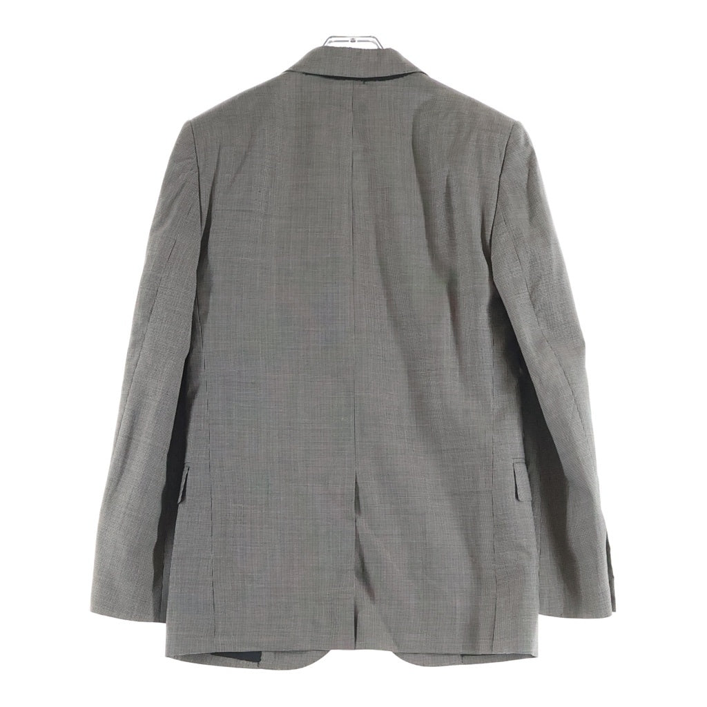 CELINE(セリーヌ) JUDE JACKET 2V49F617U.97EI チェック ウールシルク テーラードジャケット レディース グレー