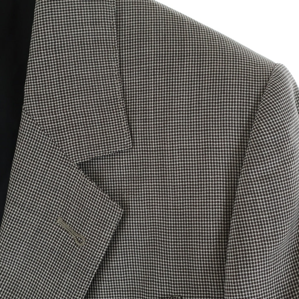 CELINE(セリーヌ) JUDE JACKET 2V49F617U.97EI チェック ウールシルク テーラードジャケット レディース グレー