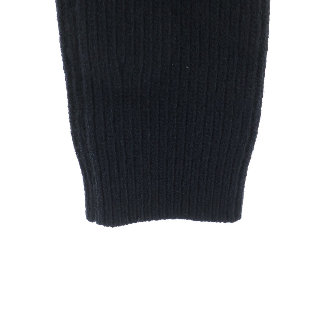 Alexander McQueen(アレキサンダーマックイーン) ウールカシミヤ ジップアップドライバーズニット セーター レディース 768796 Q1A7F ブラック