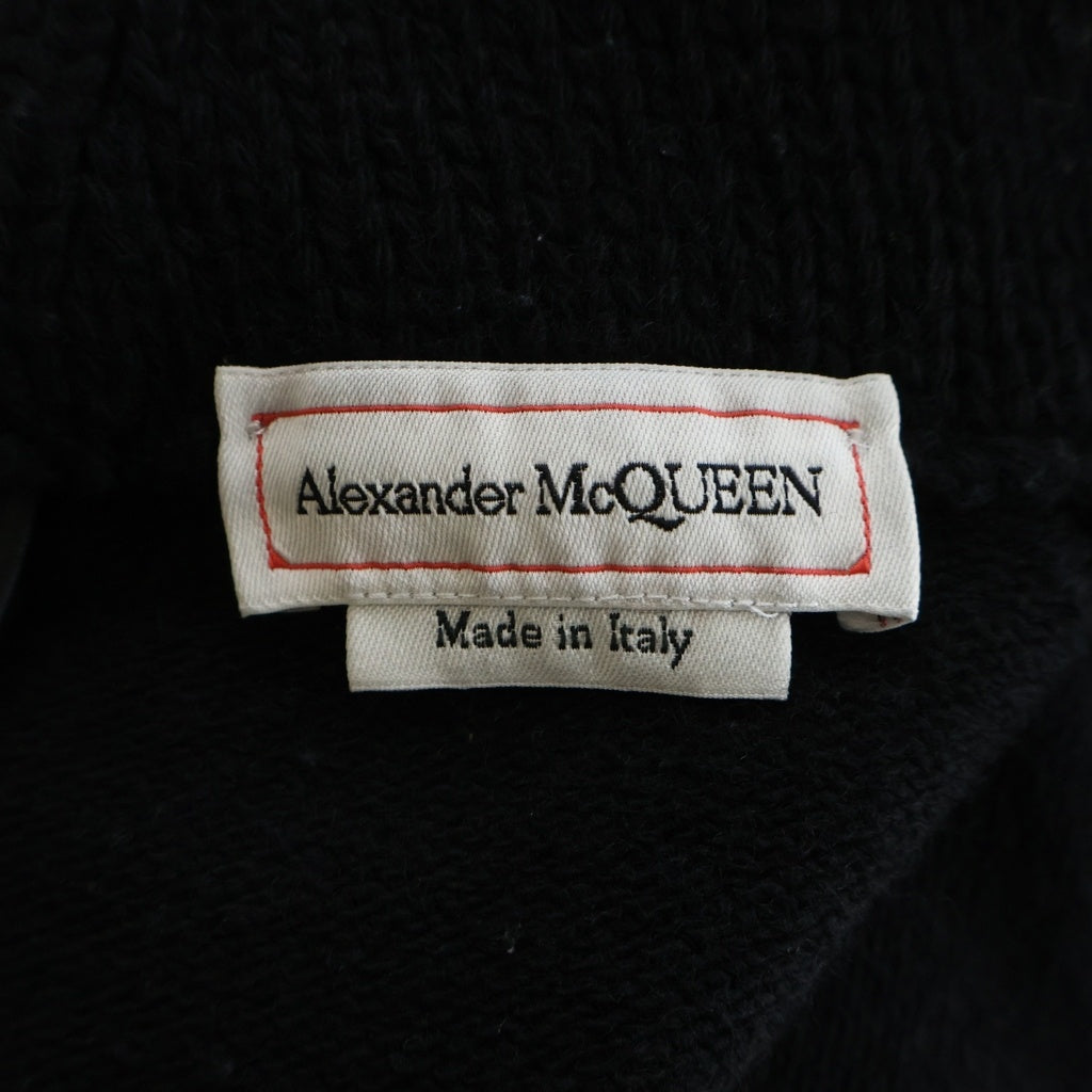Alexander McQueen(アレキサンダーマックイーン) ウールカシミヤ ジップアップドライバーズニット セーター レディース 768796 Q1A7F ブラック