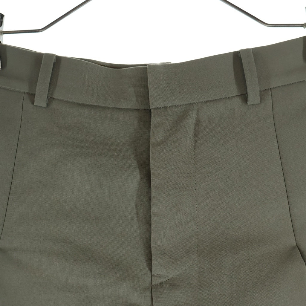 Sacai(サカイ) 25SS Suiting Shorts 25-07644 スーチング プリーツ ショーツ ハーフパンツ レディース カーキ