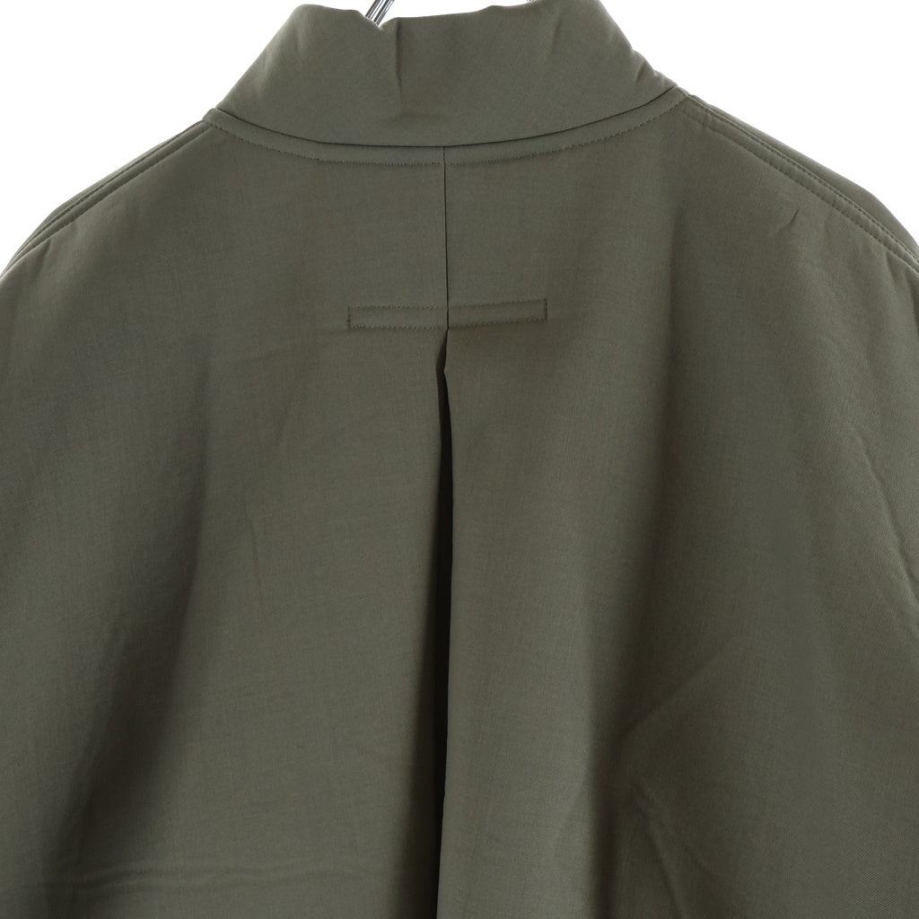 Sacai(サカイ) 25SS Suiting Bonding Blouson 25-07634 スーチング ボンディング ブルゾンジャケット カーキ