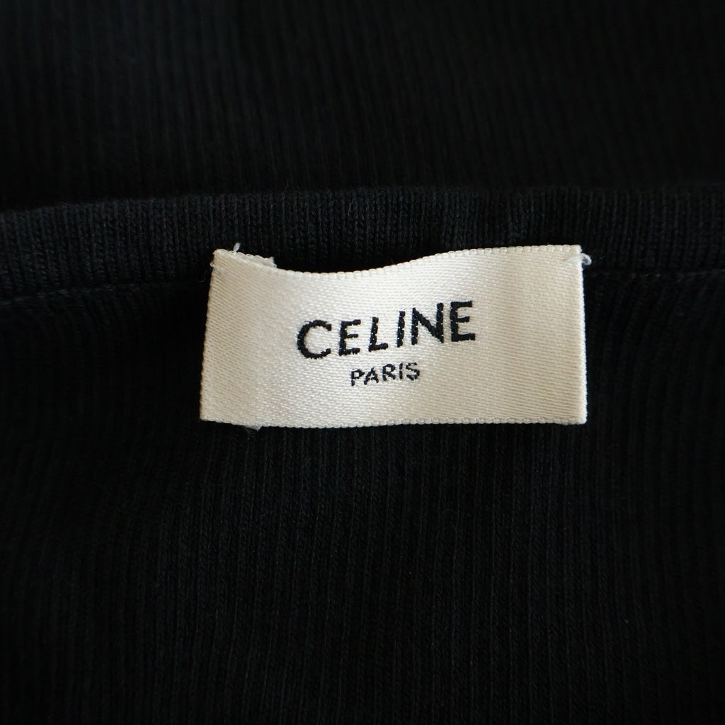 CELINE(セリーヌ) トリオンフ オープンバック シルク混 ミニドレス レディース 2AI60898T.38NO ブラック