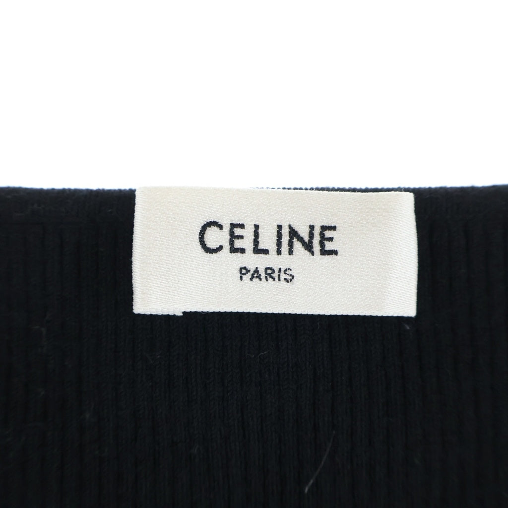 CELINE(セリーヌ) トリオンフ ショート クロップド トップス ブラック 2A22T237P RETRO レディース